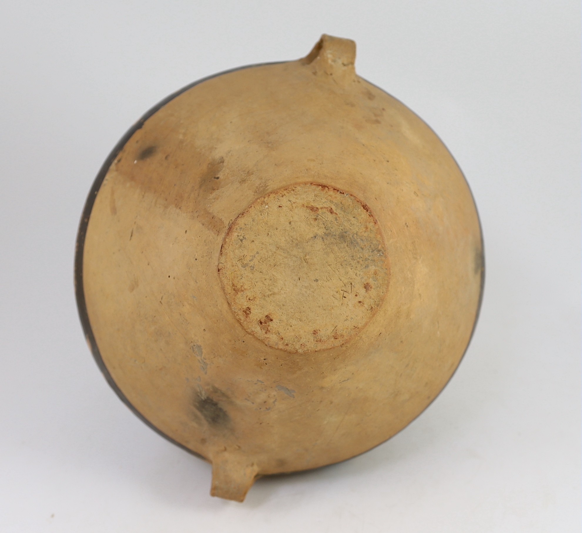 A large Chinese Neolithic pottery jar, late third Millennium BC, possibly Majiayao culture, 31 cm high